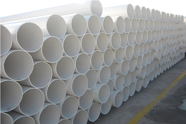 PVC pipes production 